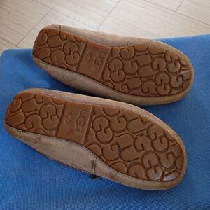 UGG Tan Suede Slippers